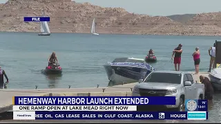 Last boat launch extended as lake level drops