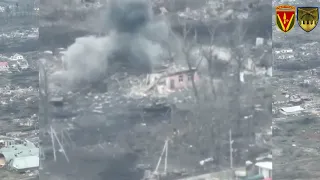 Воїни 92 ОМБР знищили танк окупантів влучним пострілом