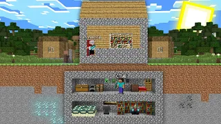 ВСЕ ЭТО ВРЕМЯ СТИВ ЖИЛ ПОД МОИМ ДОМОМ В МАЙНКРАФТ 100% Троллинг Ловушка Minecraft