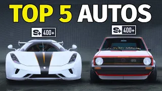 Top 5 Autos in Need for Speed Unbound