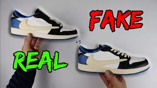 REAL VS FAKE! NIKE X FRAGMENT X TRAVIS JORDAN 1 LOW COMPARISON!