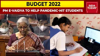 Union Budget 2022: PM e-Vidya Programme To Help Pandemic Hit Students, Says FM Nirmala Sitharaman