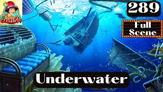 JUNE'S JOURNEY 289 | UNDERWATER (Hidden Object Game) *Full Mastered Scene*