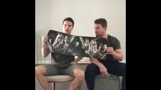 Stephen Amell & Robbie Amell Facebook Live - 25.03.16