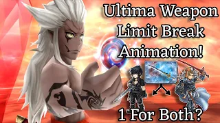 NEW Animation Limit Break An Ultima Weapon & Can You Equip 1 UT To Multiple Characters? [DFFOO JP]