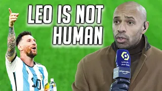 Thierry Henry Praised Messi || He is Not Human