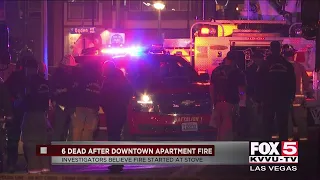 6 dead, 13 injured after downtown Las Vegas apartment fire