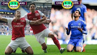 Most Entertaining Games Between Chelsea and Arsenal !!