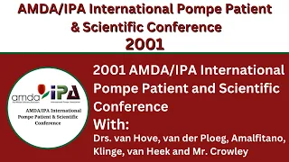 2001 AMDA POMPE CONFERENCE PART 3 OF 3