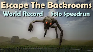 Escape The Backrooms Speedrun - Solo [22:53]