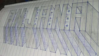 #name short how to write in 3d Anjan #A #B #c #d