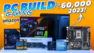 Rs 60,000 PC Build With RTX 3060 12GB Graphic Card🔥& Intel Core i5 12400f Best PC Build in 2023