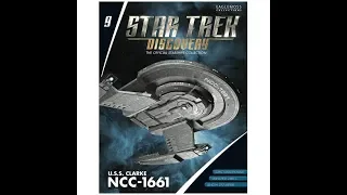 StarTrek Official Discovery Starships USS Clarke NCC-1661 And Discovery Plaque !!!!