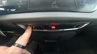 How to Turn On or Off Traction Control in Citroen C4 Picasso II (2013–2018)