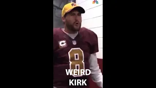 The many sides of Kirk Cousins 😂