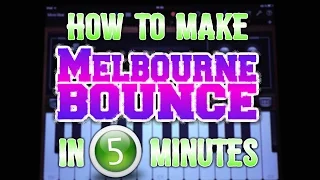 How To Make Melbourne Bounce in Garageband in 5 Minutes (iPad & iPhone)