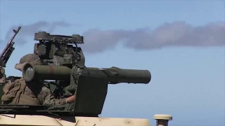 BGM 71 TOW Anti Tank Guided Missile in Action   Target Shooting Live Fire