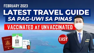 UPDATED TRAVEL GUIDE FOR FILIPINOS VACCINATED & UNVACCINATED to the PHILIPPINES |  SUPER EASY NALANG