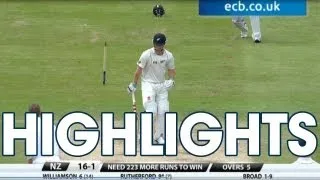 Ten wickets! Highlights England v New Zealand - Day 4 Morning Session at Lord's