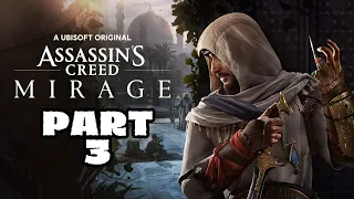 ASSASSIN'S CREED MIRAGE PS5 Walkthrough Gameplay  NO VOICE Part 3 - OUTFITS (FULL GAME)