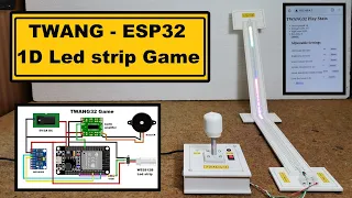 TWANG   ESP32 Led Strip 1D Game