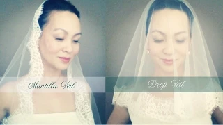 DIY Wedding Veil : Lace Trim(Drop, Ballet Length, and Mantilla Veil)