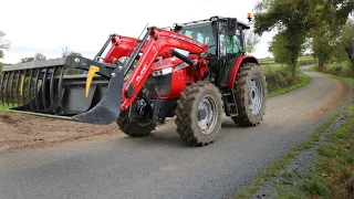 Essai du tracteur Massey Ferguson MF 5711 M par Sébastien Tourret