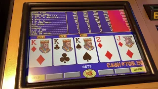 3 Game Video Poker Experiment, Plaza Las Vegas