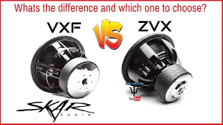 What's the difference ? Skar VXF vs ZVX subwoofer comparison