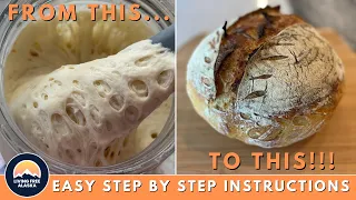 How I make DELICIOUS Sourdough Bread (EASY Step-by-Step Instructions)