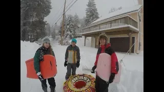 Sledding in So Cal