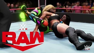 WWE 2K20 RAW CHARLOTTE FLAIR VS NAOMI MATCH