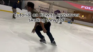 HOW TO CROSSOVER SKATING FORWARD