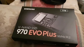 Samsung 970 EVO Plus NVMe M.2 Unboxing