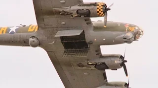 CLACTON AIRSHOW - "SALLY B" BOEING B-17 FLYING FORTRESS DISPLAY - 2015