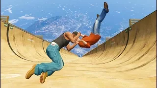 GTA 5 CRAZY Jumps/Falls Compilation #3 (Grand Theft Auto V Fails Funny Moments)