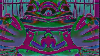 crazy frog | mirror + solarization + bubbles fx | weird audio & visual | we are the champions