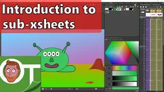 Introduction to sub-xsheets - OpenToonz Tutorial