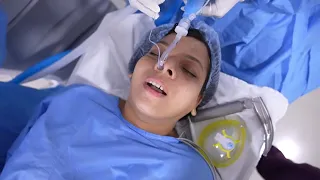 Young Lady Going Under Deep Sleep | General Anesthesia Procedure
