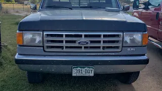 a ride along to secom in the 1988 ford f250 5 speed manual