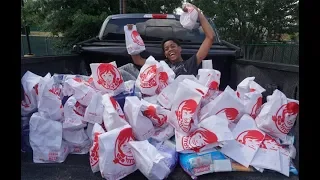 FEEDING THE HOMELESS ON MY BIRTHDAY!!! 1,000 BURGERS (Emotional)!!!