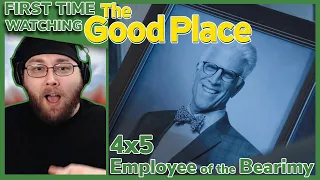 The Good Place 4x5 REACTION! | "Employee of the Bearimy" *First Time Watching!*