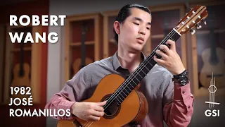 JS Bach's "Violin Sonata No. 2 in A Minor, BWV 1003: IV Allegro" by Robert Wang 1982 Jose Romanillos