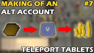 This Alt Account Took 30 MINUTES TO MAKE | Making A Teleport Tablet Alt