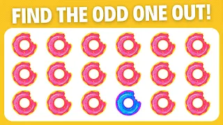 Find the Odd Emoji Out #9 | Emoji Puzzle Quiz Eye Test Challenge!