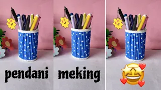 Diy pen stand with peper |easy peper craft #art #diycraft #diy