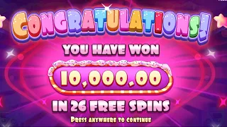 MAX WIN ON CHUMBA CASINO!!!  Sugar Rush Jackpot Slot Bonus