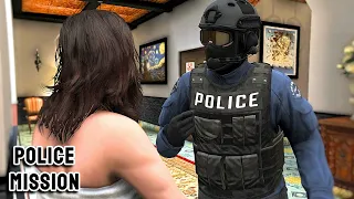 GTA 5 Mission (Remastered) - Police Michael and his Wife