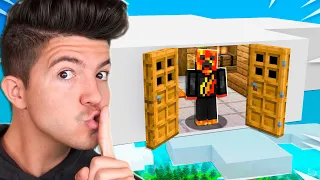 Sneaking into 7 SECRET Houses in Minecraft! *most secure*