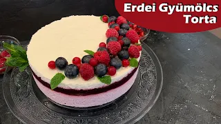 Erdei Gyümölcsös Joghurt Torta, Cukor és Fehérliszt Nélkül | HagymaLekvár